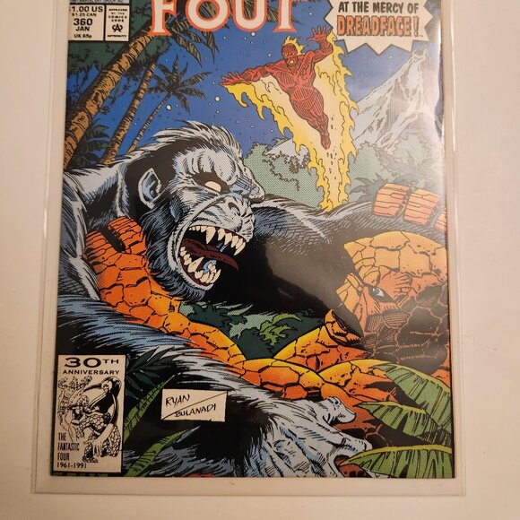 The Fantastic Four #360 (1992) Marvel Comics, 1st App of Dreadface, NM - Picture 14 of 14